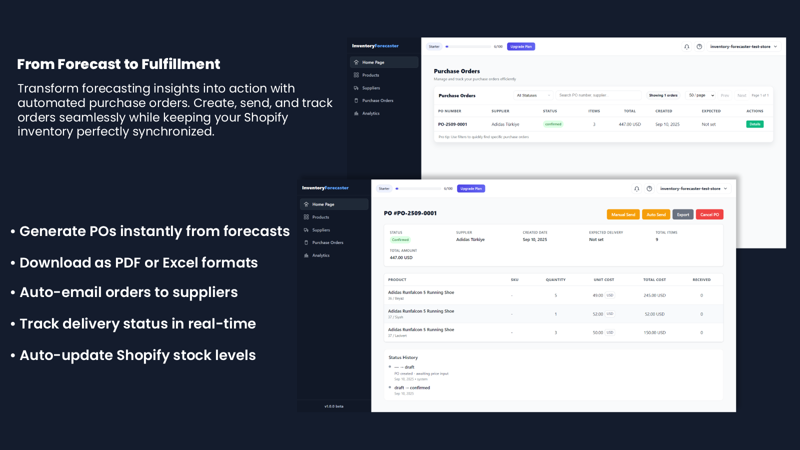 Automated Purchase Orders